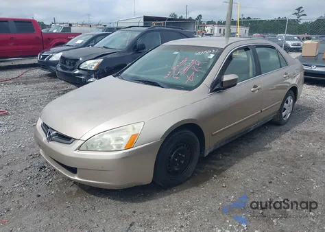 2003 Honda Accord 2.4 Lx from USA, damaged, VIN 1HGCM56323A041049